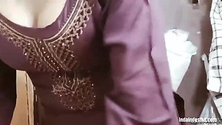 Desi Village Bhabhi Sucking Ane Fucking with Devar Big Cock