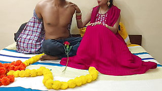 First Night of a newly married desi beautiful girl with addicted husband