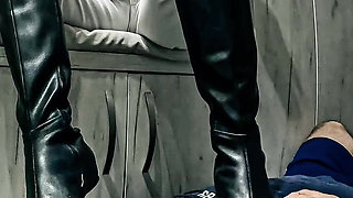 Divine Humiliation - Sharp Boots on the Slave
