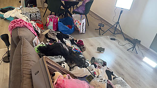 Skinny Hot Tight Pussy Czech Girl Does a Try on Haul for Panties and Short Skirts for an Amateur Porn Director