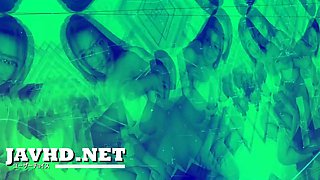 Kaho delivers a mesmerizing handjob in the cozy sauna.