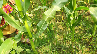 Outdoor my Hot Young Bhabhi and me