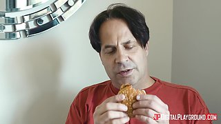 Shameless teen emotional sex clip