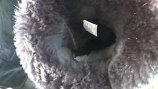 Extremely Stinky Feet From Fur Boots! Sniffing Boots and Foot Fetish Fucking, Lady Victoria Valente