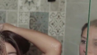Unexpected Pissing Behind the Scenes - Tommy Verga, Cata Sanchez, and Verito Aguas