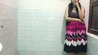 Desi Indian Step Father Punishes His Young Step Daughter After He Sees Her Smoking Alone