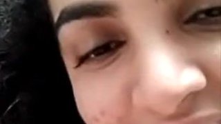 Naughty indian disrobes naked frigging on web cam