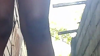 Rubbing My Pussy Desperate for a Wee Pissing Outdoors