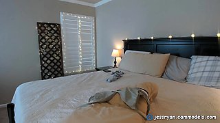 Aviana Violet's Shower Heat Ignites Wild POV Cum Passion