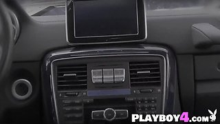 Humungous hooters COUGAR and molten Brazilian washing van with their warm homies in underwear