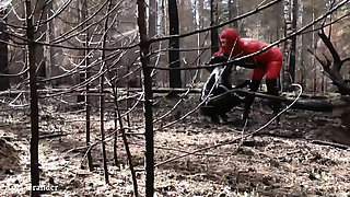 Latex Rubber Humiliation Outdoor