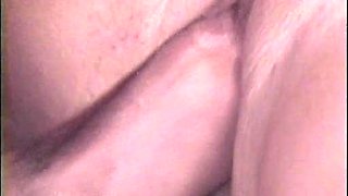 Cummy amateur pussy close up