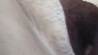 Fingering Her Pussy with Brinjal