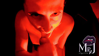 Nyx and MrJ... under a red light