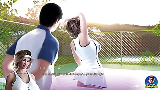 My beautiful tennis partner - Apocalust ep 2 - Big boobs and big ass - Hentai Game