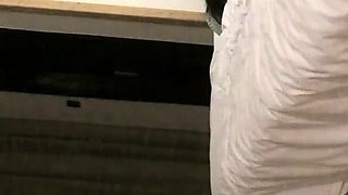 Hot black teen dressing up on hidden cam
