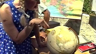 Grannies Host Wild Anal College Group Orgy