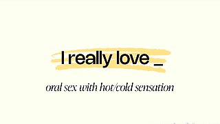 Oral Sex With Hot And Cold Sensation Trailer 1