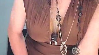 Buxom Sissy Spunking 2