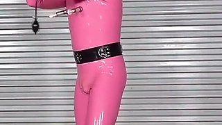 Pink Rubber Gimp Part3