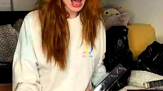 Amateur redhead Russian teen