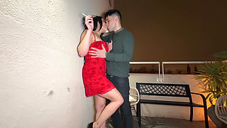 Cheating on My Girlfriend with a Latin Goddess on the Terrace