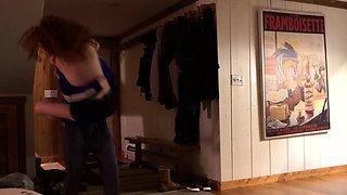 Cute amateur teen reality gangbang