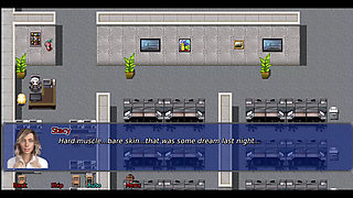 The office wife part 3: Stacy played with herself in the shower at work