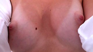 Carol Goldnerova busty blonde solo masturbating