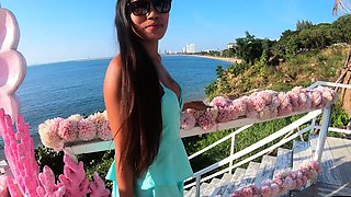 Big ass Thai GF anal after social media
