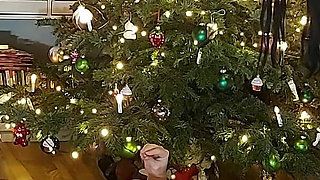 Vacuuming the Very Dirty Slave on Christmas