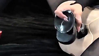 Ebony Wears Nylon Pantyhose Encased