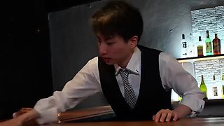 Cute Asian girl enjoying Fingering