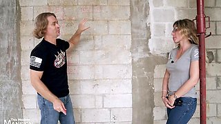 Hot milf Cory Chase and Luke Longly in hardcore outdoor scene