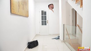 BBW Sofia Lee gets fucked in the gym