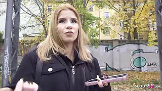 GERMAN SCOUT - Ass Fucking Casting Ashley Ross