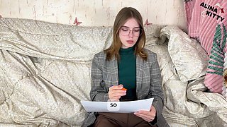 Hired a Russian Educator but Had No Money — She Let Me Pay by Screwing Her