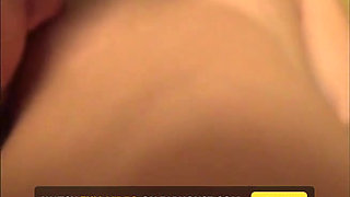 Busty bitch in gym sucking on cock