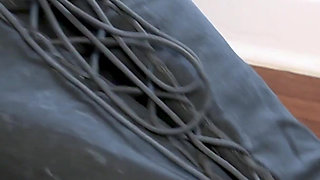 Slut Restrained and Squirming
