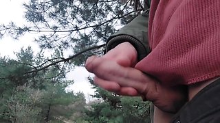 Young Daddys Boy Decides To Unload Outdoor Hoping To Find Someone To Help Him Cum Well