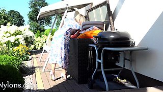 Gorgeous Mature Blonde Solo Masturbation