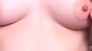 Real Homemade Nipple Play, Nipple Orgasm of Young Student