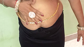 Indian BBW Bhabhi Dance and Sex Saree Blouse Clear Hindi Voice