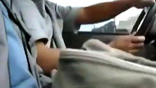 Big Dick Flash for Taxi Driver - Gay Latino Handjob