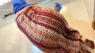 Big Ass Hot Maid Stuck Under Bed!