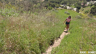 Blacks on Blondes - Madison Wilde Takes Big Cock After Big Hike