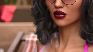 Shut up and Dance - Footjob on the Patio, Stepsis Gets Horny (ep. 11-1)