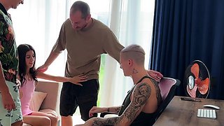 Cuckold Cleanup Creampie from Pussy after Rough sex with