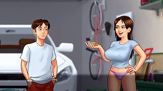 Female orgasm, big boobs, meatpipe