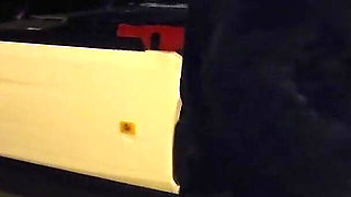 I fuck with a truck driver on a motorway rest area